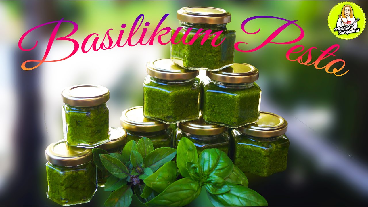 Basilikum Pesto auf Vorrat