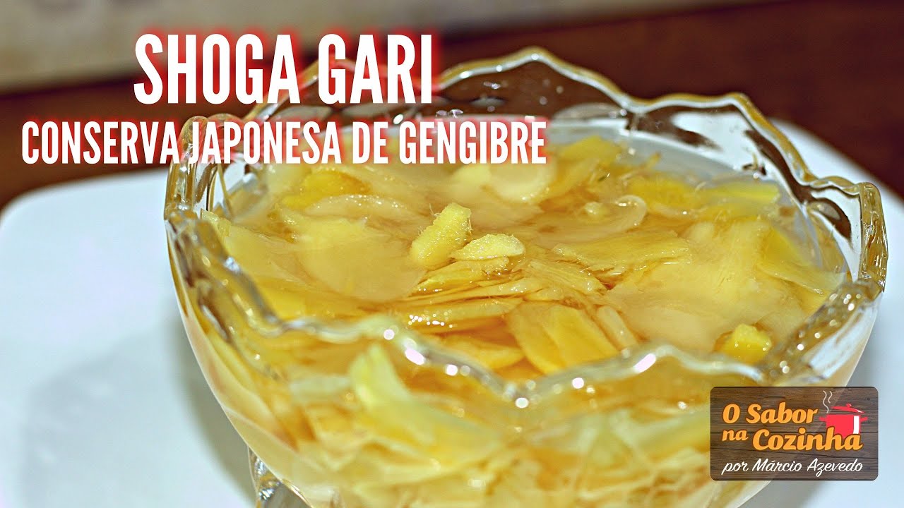 PRATO Receita de shoga gari - conserva de gengibre