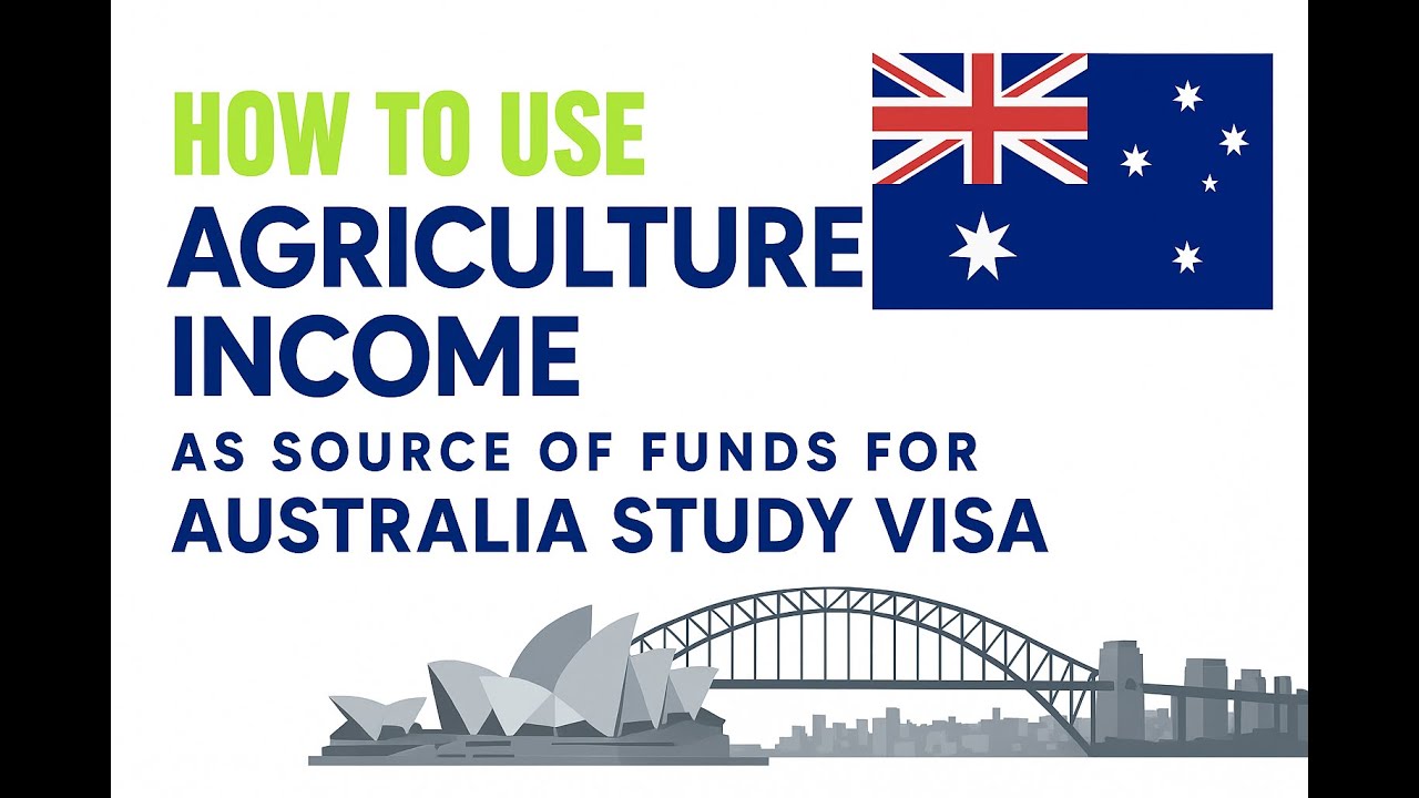 How to Use Agriculture Income as Source of Funds for Australia Study Visa