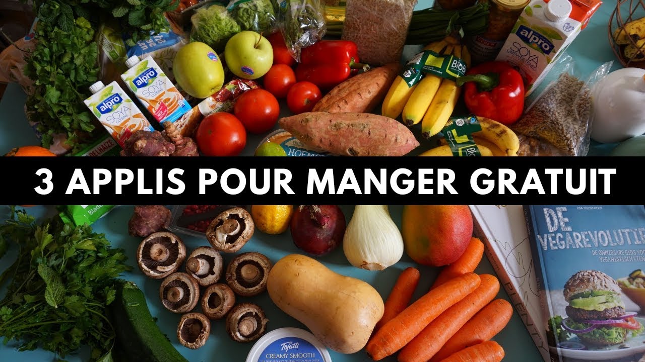ASTUCES FREEGAN - 3 APPLIS POUR MANGER GRATUIT (ou presque)