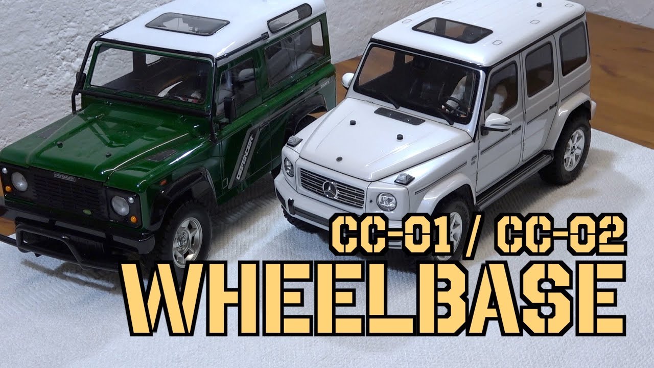 Регулировка колесной базы Tamiya CC-02