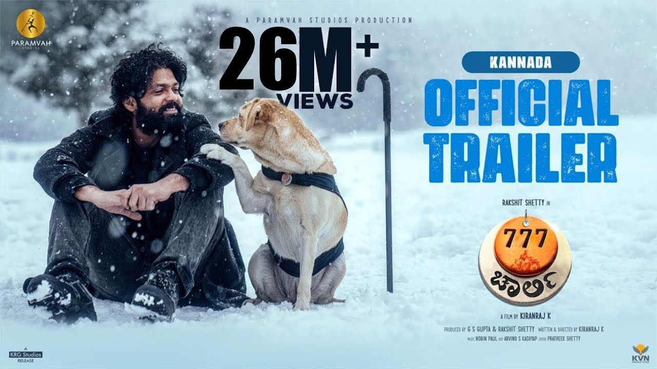 777 Charlie Trailer - Kannada | Rakshit Shetty | Kiranraj K | Nobin Paul | Paramvah Studios