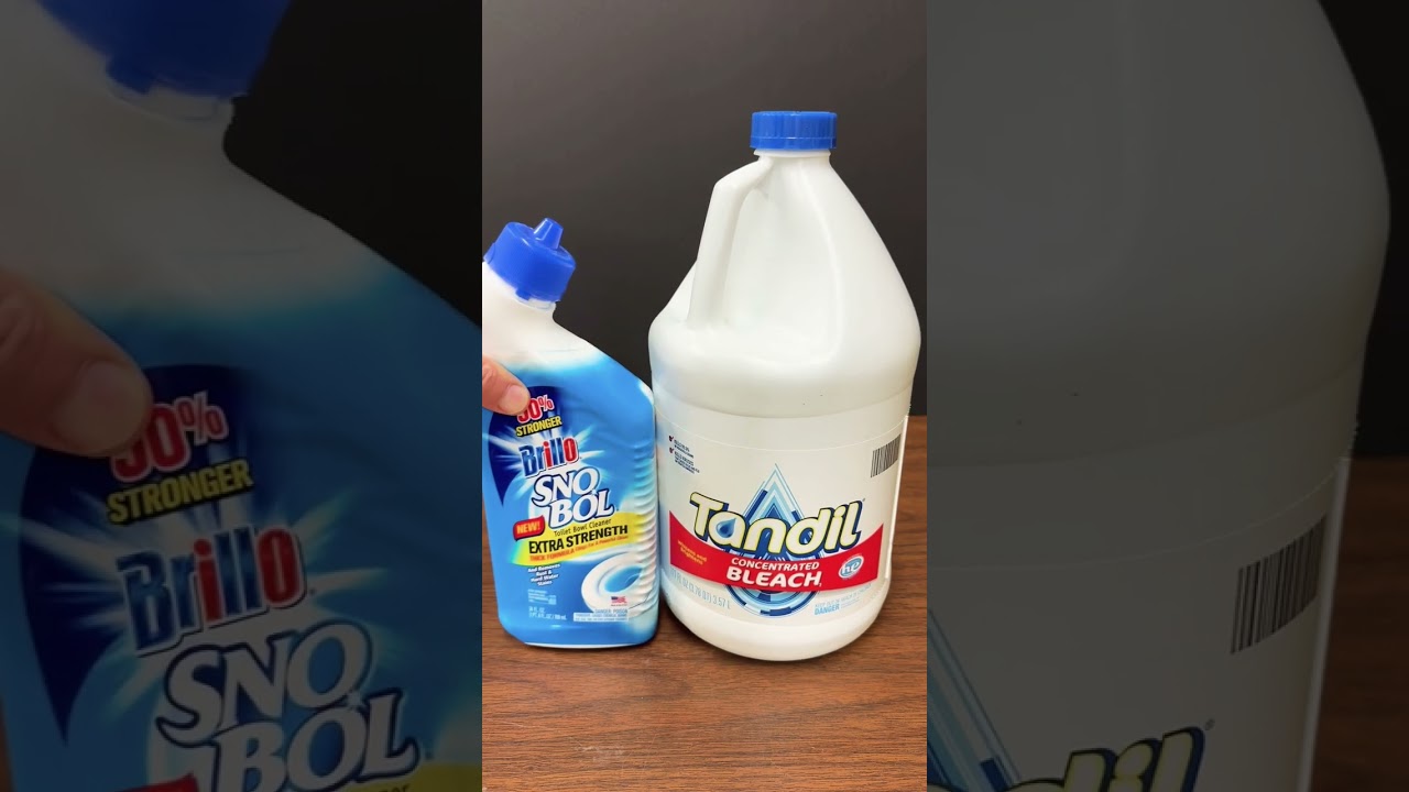 Don't mix bleach with acid 🚫💀⚠️ 
