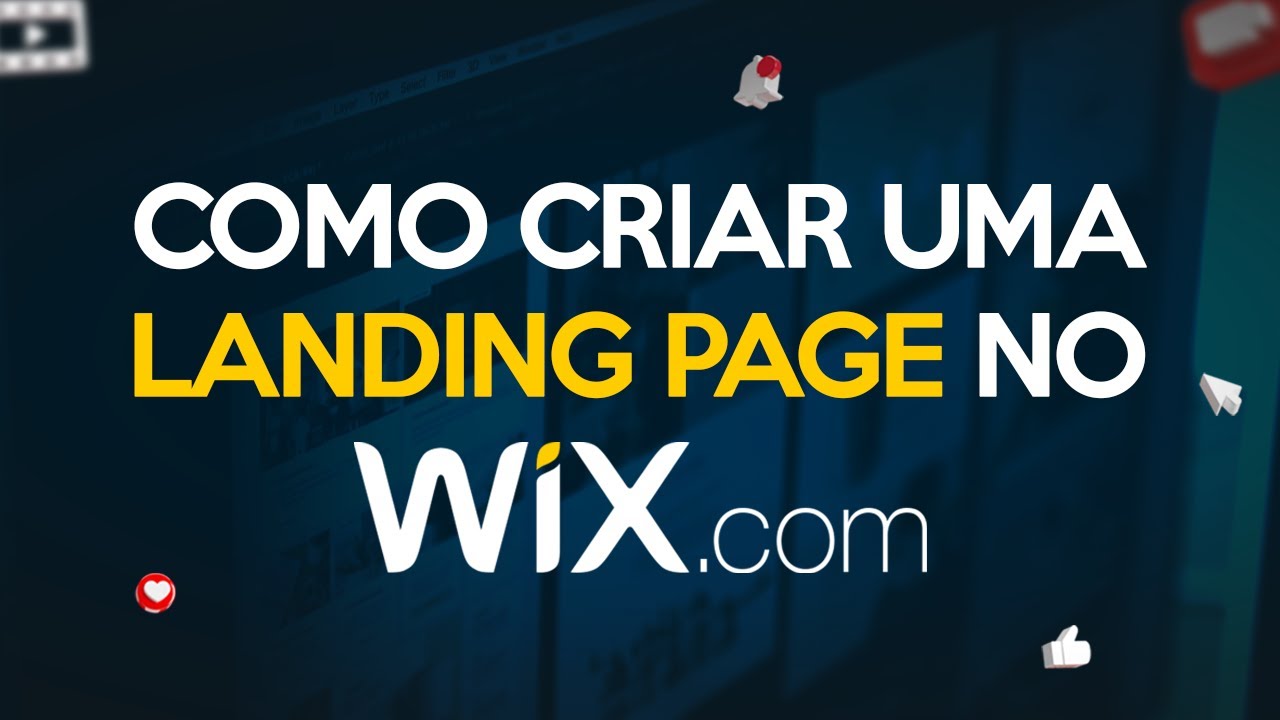 COMO CRIAR UMA LANDING PAGE NO WIX