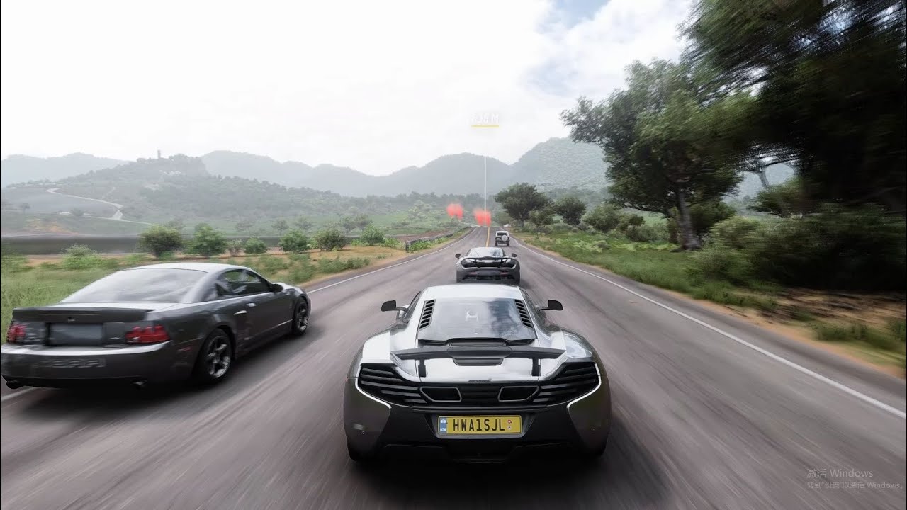 Horizon Realistic Wind Filter McLaren Road and Jungle Gameplay