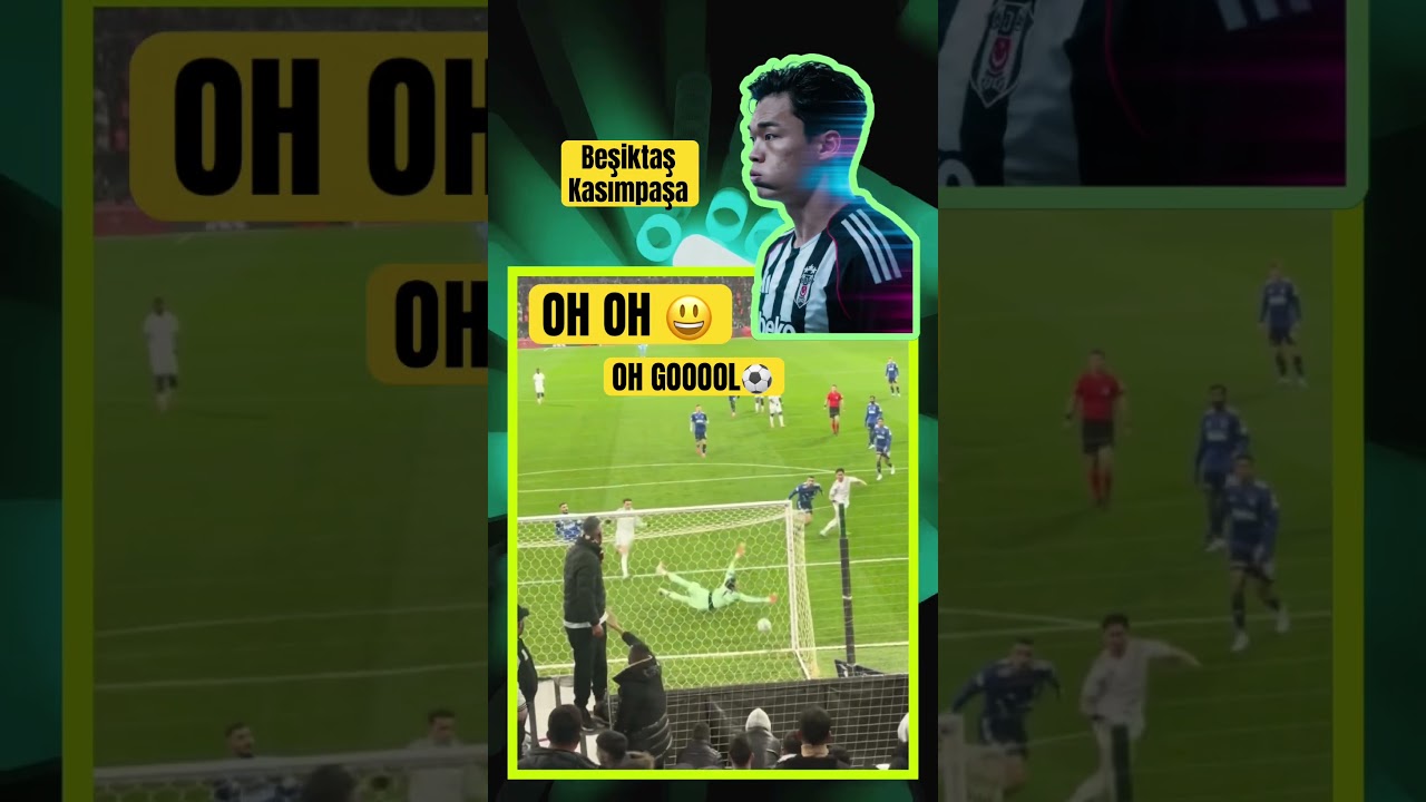 Beşiktaş&rsquo;lı OH&rsquo;un Kasımpaşa attığı gol.