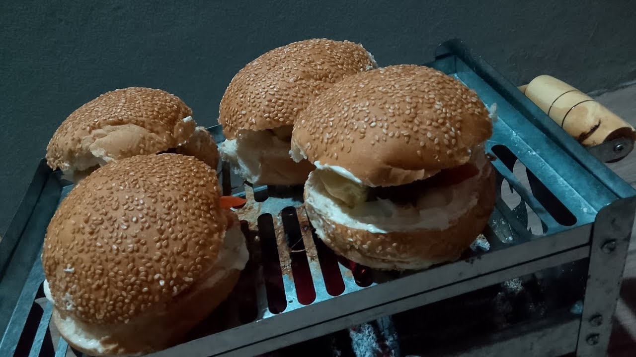FIZEMOS HAMBÚRGUER ASSADO NA BRASA; #brasa  #comprasdesupermercado  #hamburguercaseiro