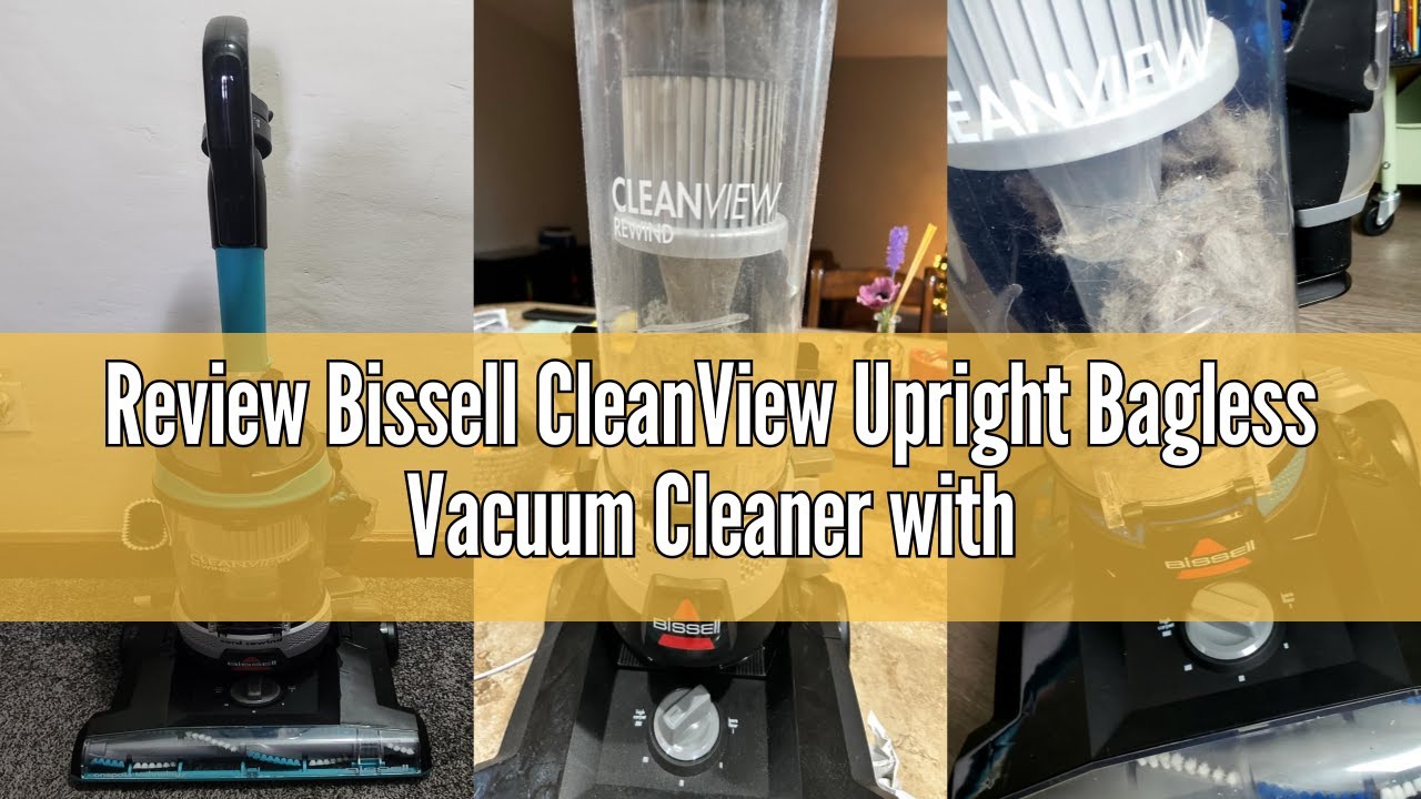 Review Bissell CleanView Upright Bagless Vacuum Cleaner with Active Wand, 3536