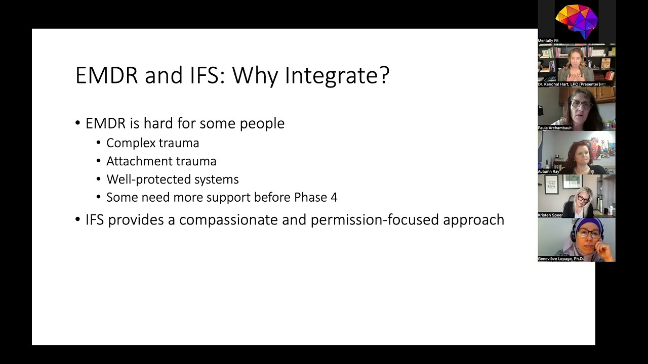 EMDR + IFS PARTS Protocol an EMDRIA Approved Integration Training with Dr. Kendhal Hart