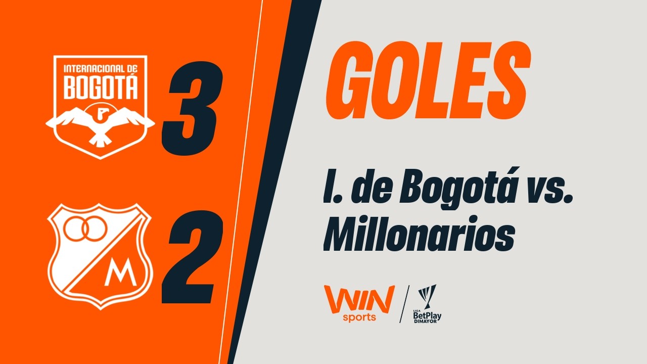 Internacional de Bogotá vs. Millonarios (goles) | Liga BetPlay Dimayor 2026-1 | Fecha 8