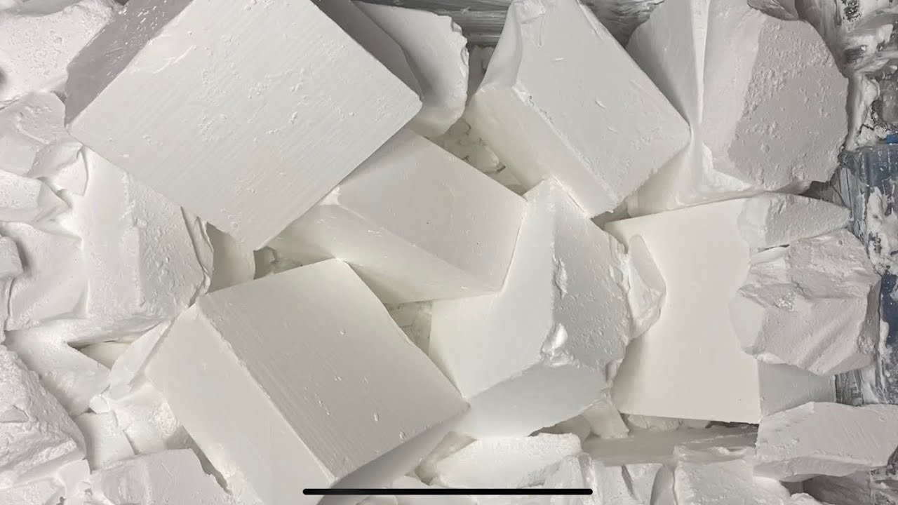 21 blocks of Ader Gym chalk crush | oddly satisfying🤍🤍🤍🤍🤍