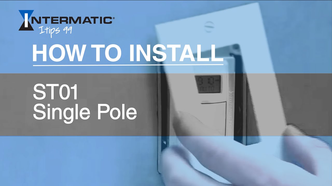 How to Install the ST01 Single Pole Time Switch