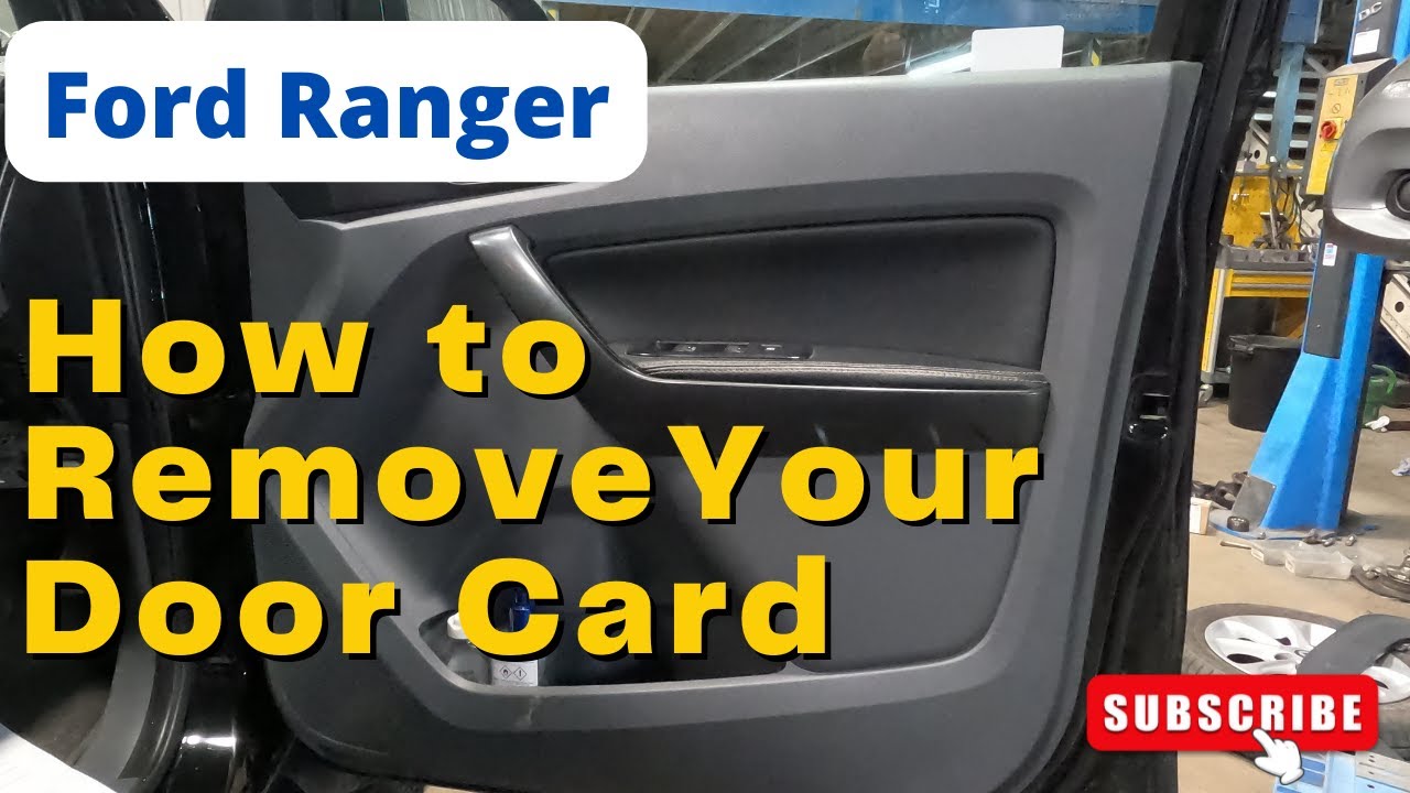 Ford Ranger 2015-2018 How To Remove A Door Card