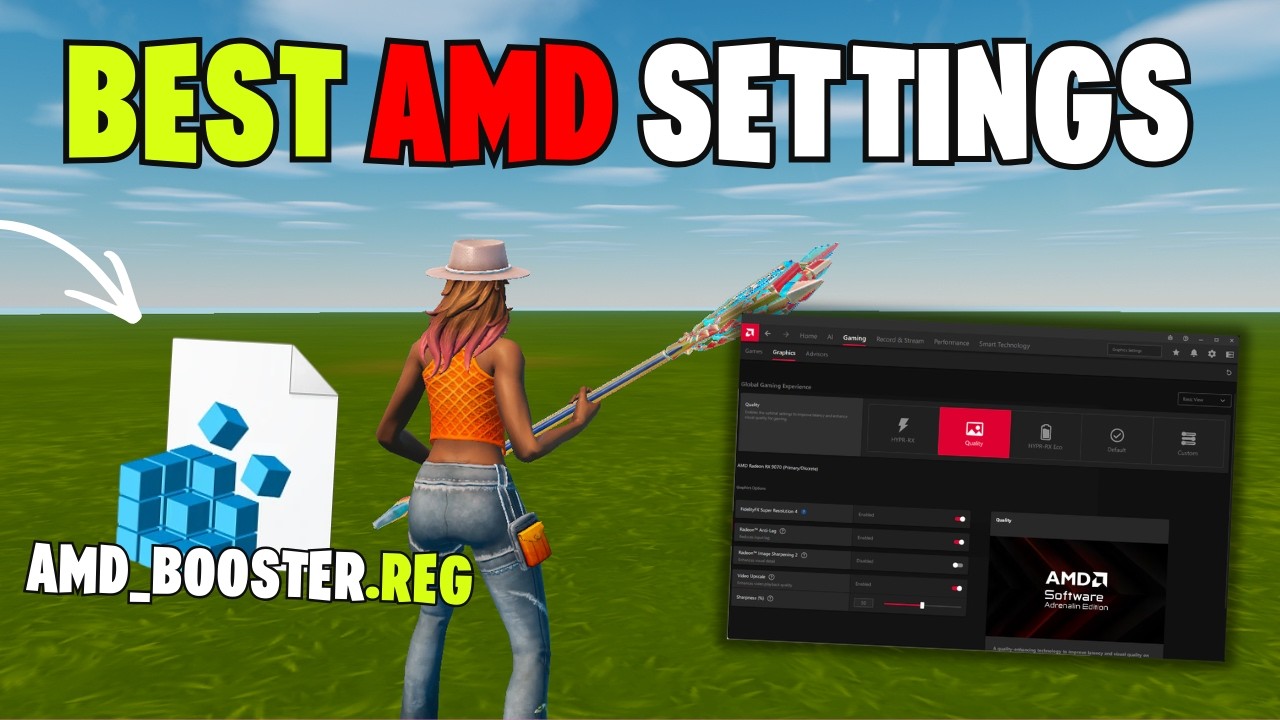 *ПОЛНОЕ* руководство по оптимизации видеокарт AMD 🔧 (Увеличение частоты кадров и снижение задержки)