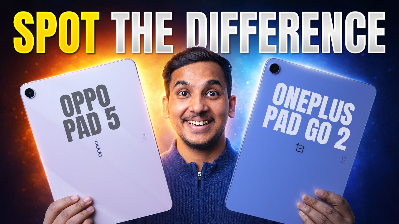 Oppo Pad 5 vs OnePlus Pad Go 2 - Best Android Tablet Under ₹30,000 ?
