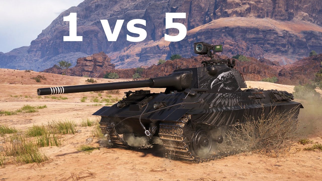World of Tanks E 50 Ausf. M - 11 Kills | 1 vs 5