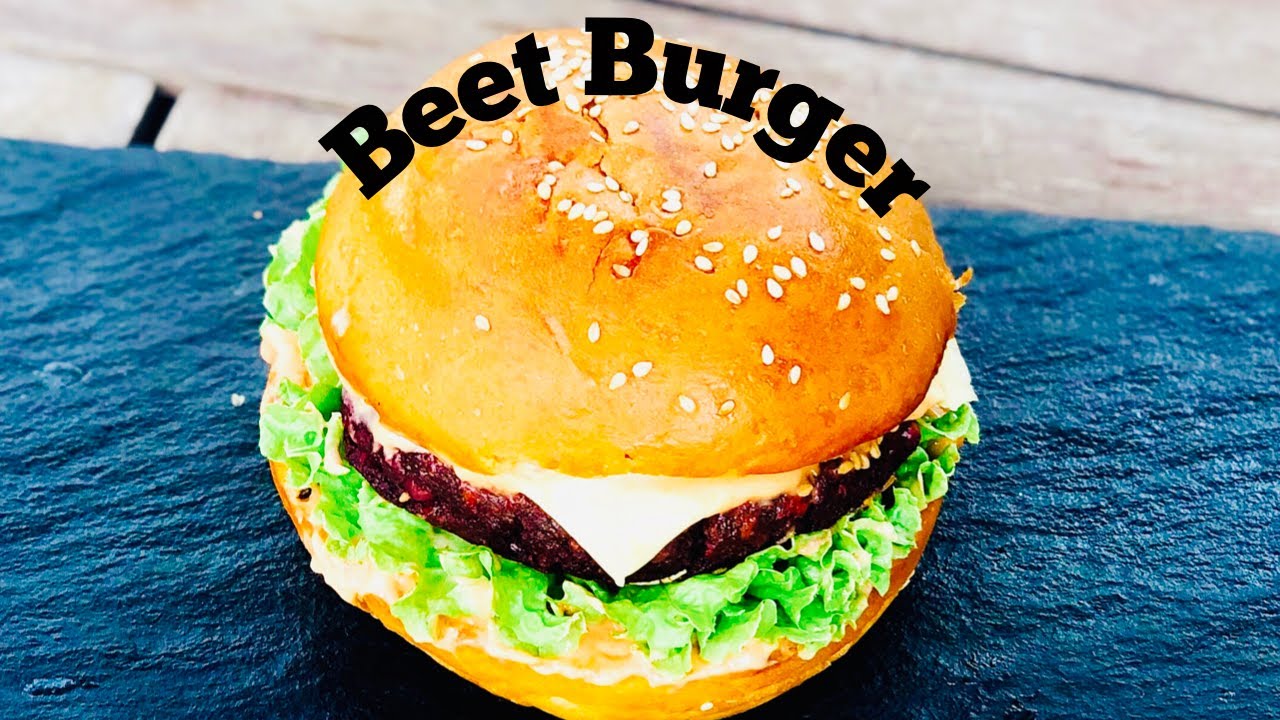 BEETROOT BURGER | BEET BURGER | How To Make Burger | Flavourful Food By Priya