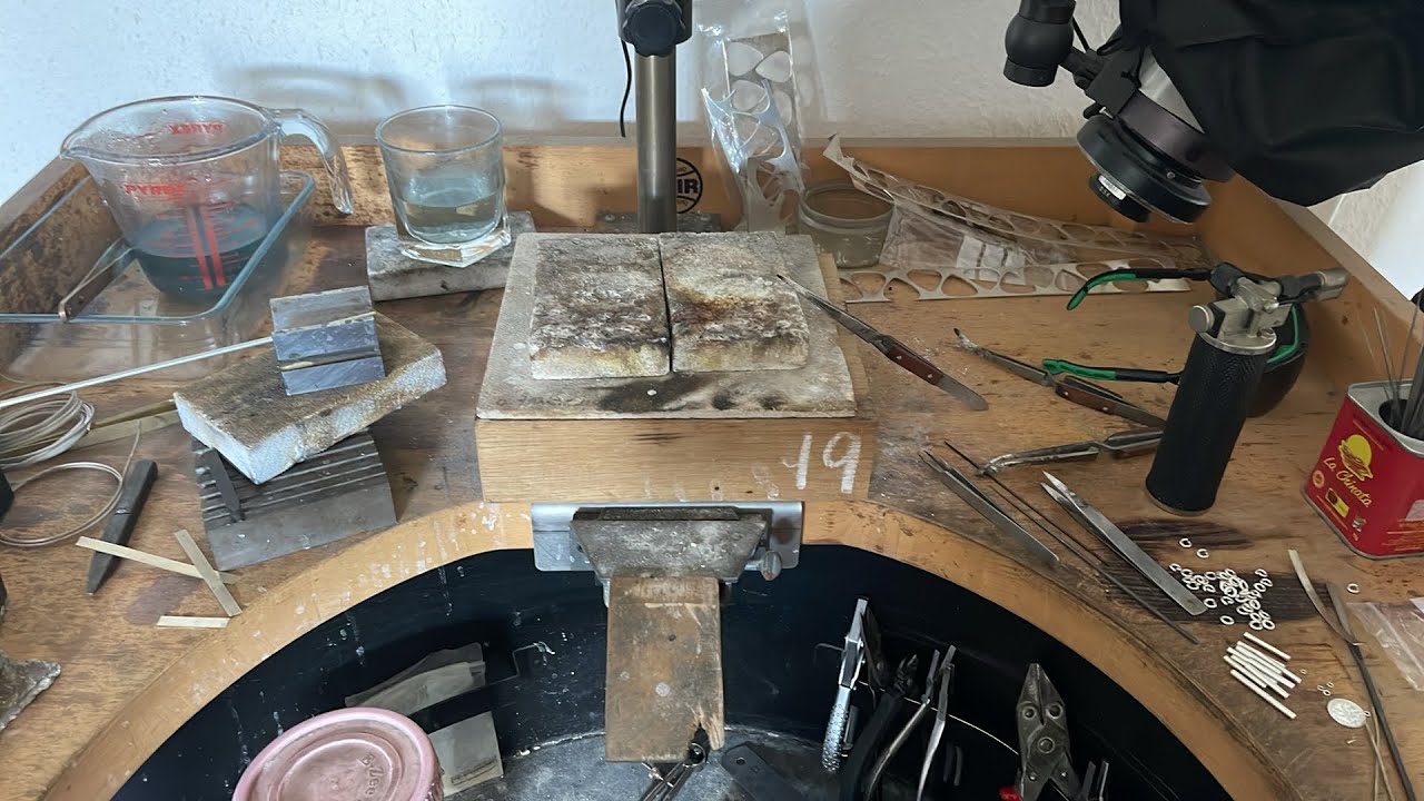 Crafting Elegance: Live Stream on Making a 1mm 9ct White Gold Halo Wedding Band