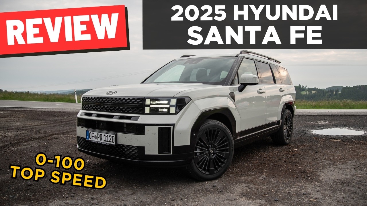 2025 Hyundai Santa Fe Blackline review: 0-100, top speed, POV test drive