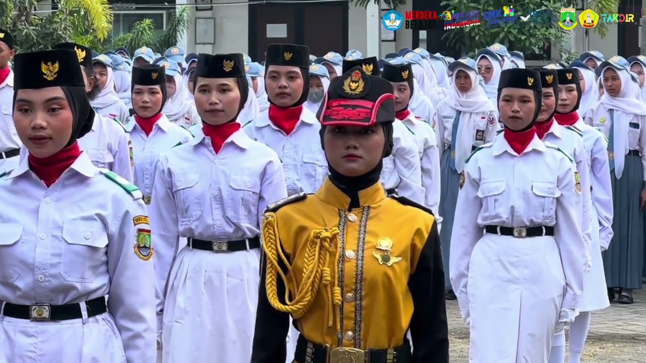 Upacara Hari Merdeka Ke 79 Republik Indonesia di SMKN 3 Cilegon Tahun 2024