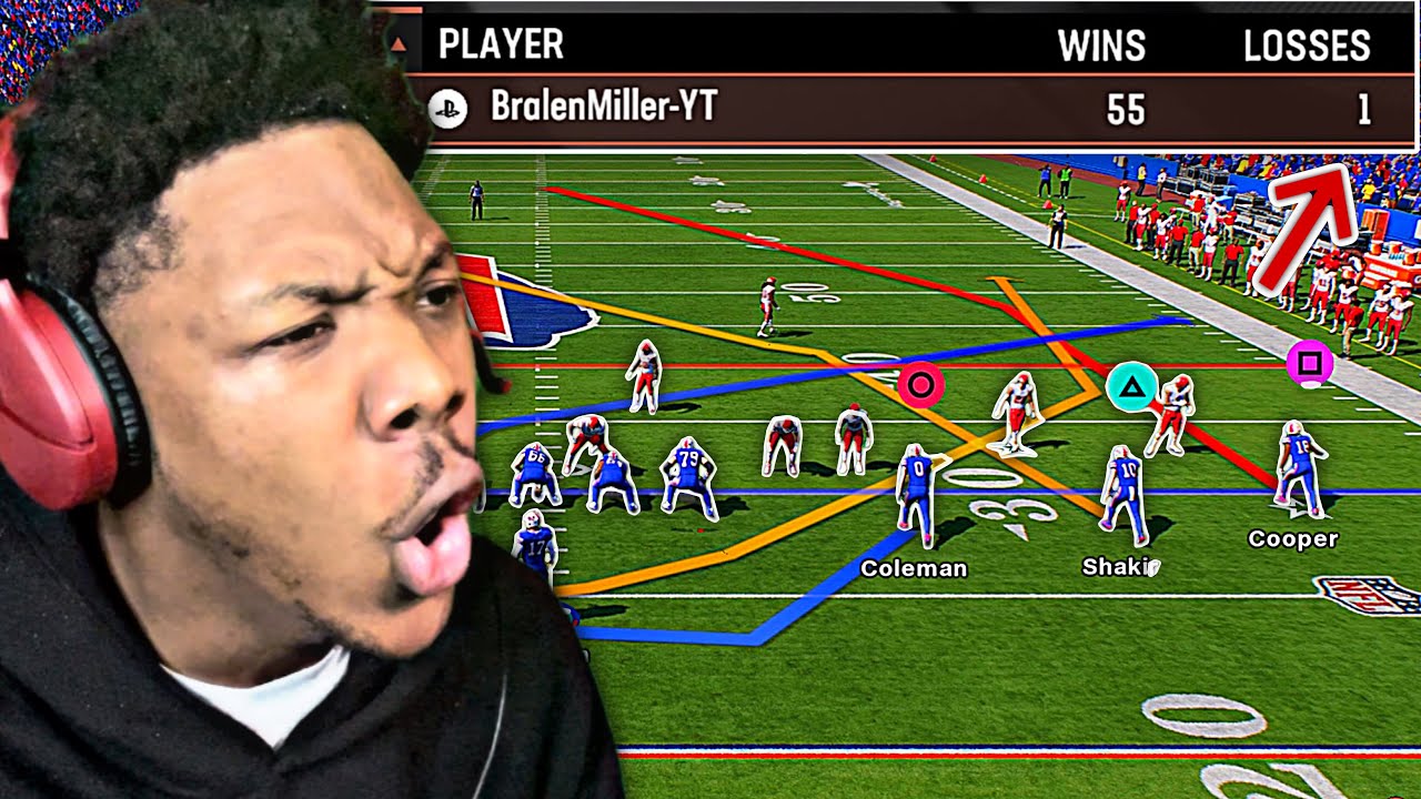 IM OFFICIALLY RANKED THE #1 PLAYER! (55-1) | Madden 25 Online Ranked