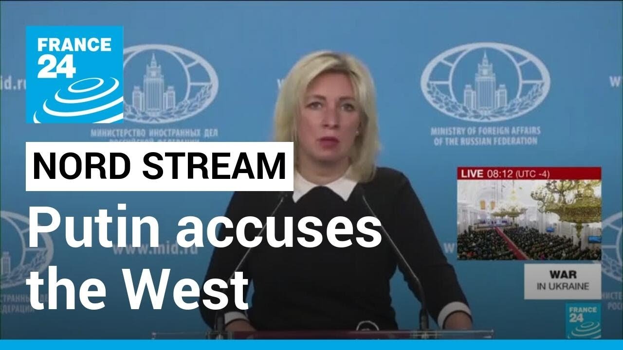 Putin accuses the West of sabotaging Baltic Sea pipelines &bull; FRANCE 24 English