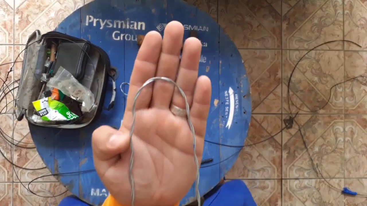 Ancoragem do Drop no poste #022