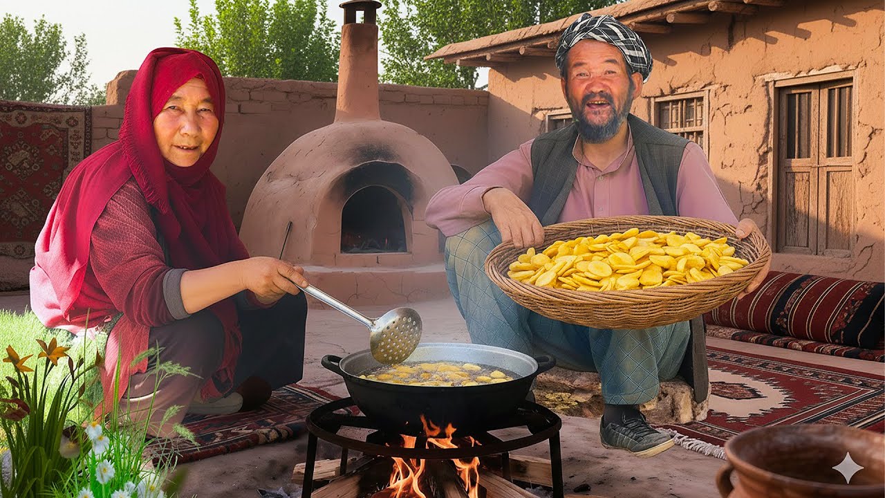 Village Life Cooking: Crispy Potato Fries, A Timeless Afghan Tradition