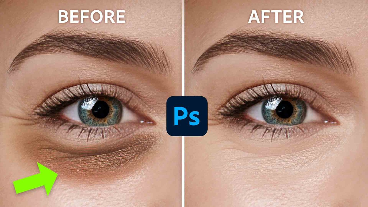 Flawlessly Remove Dark Eye Circles in Photoshop! [Pro Technique]