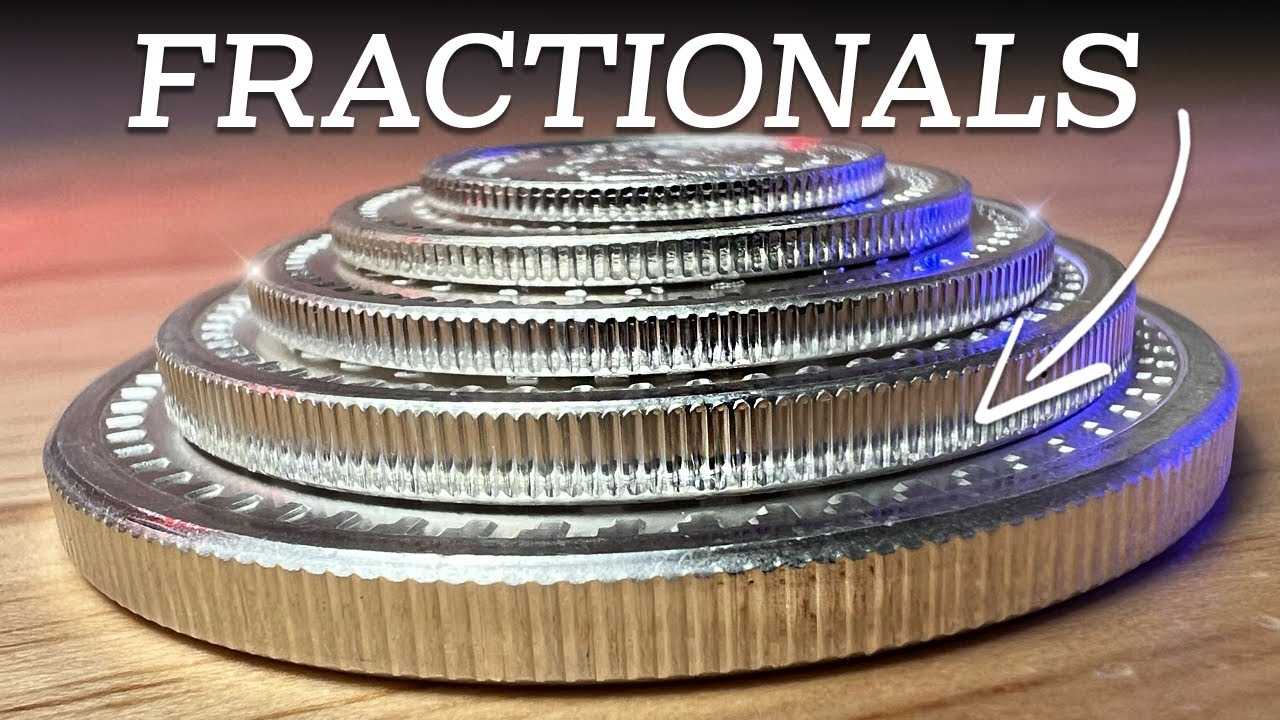 Fractional Silver Rounds  #bullion #silver #coins