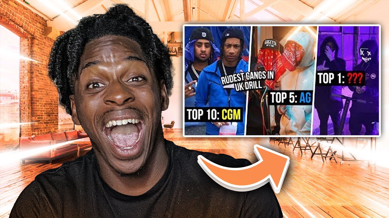 African American REACTS To TOP 10 RUDEST GANGS IN UK DRILL (OF ALL TIME)