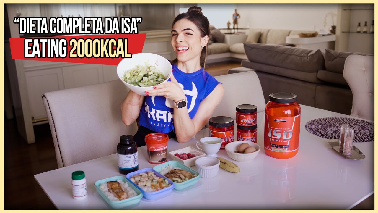 DIETA COMPLETA ISA PECINI EM OFFSEASON! | *full day of eating*