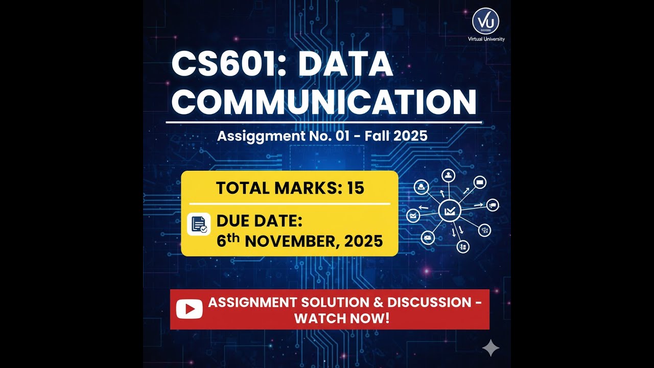 Assignment No. 01  CS601 2025