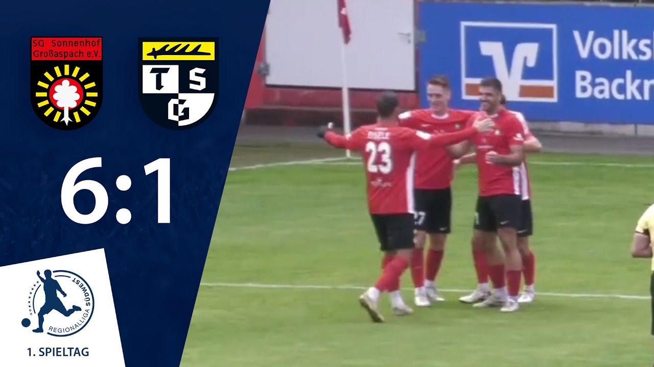 Triple Doppelpack | SG Sonnenhof Großaspach - TSG Balingen | 1. Spieltag RLSW