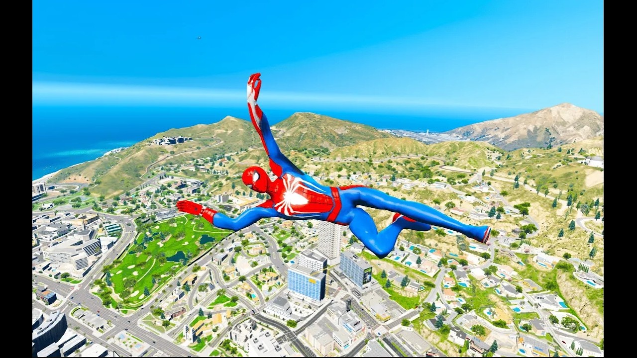 GTA 5 Epic Ragdolls RED SPIDERMAN VS RED MINION VS GREEN MINION (Euphoria Physics & Funny Fails)