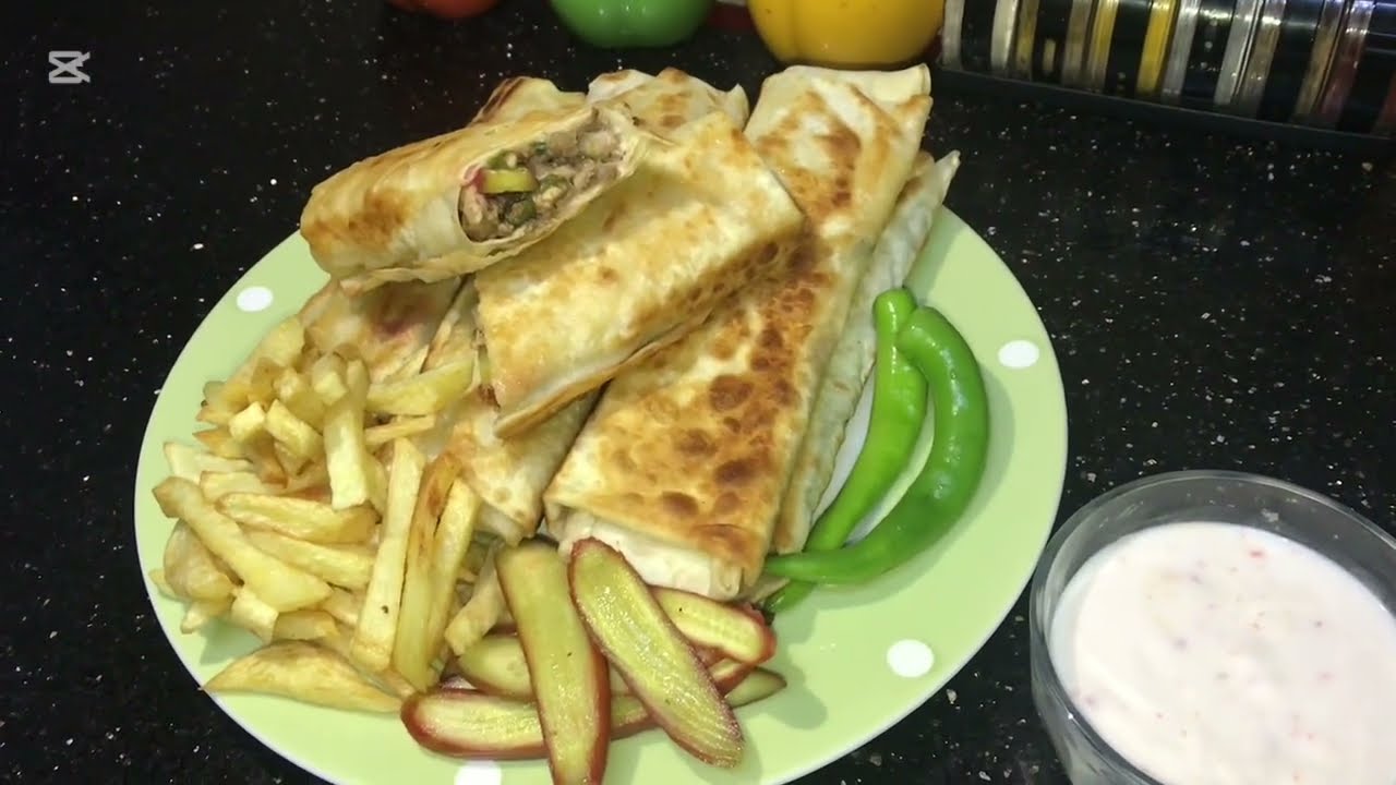 احلى طريقه عمل شورما بيتي