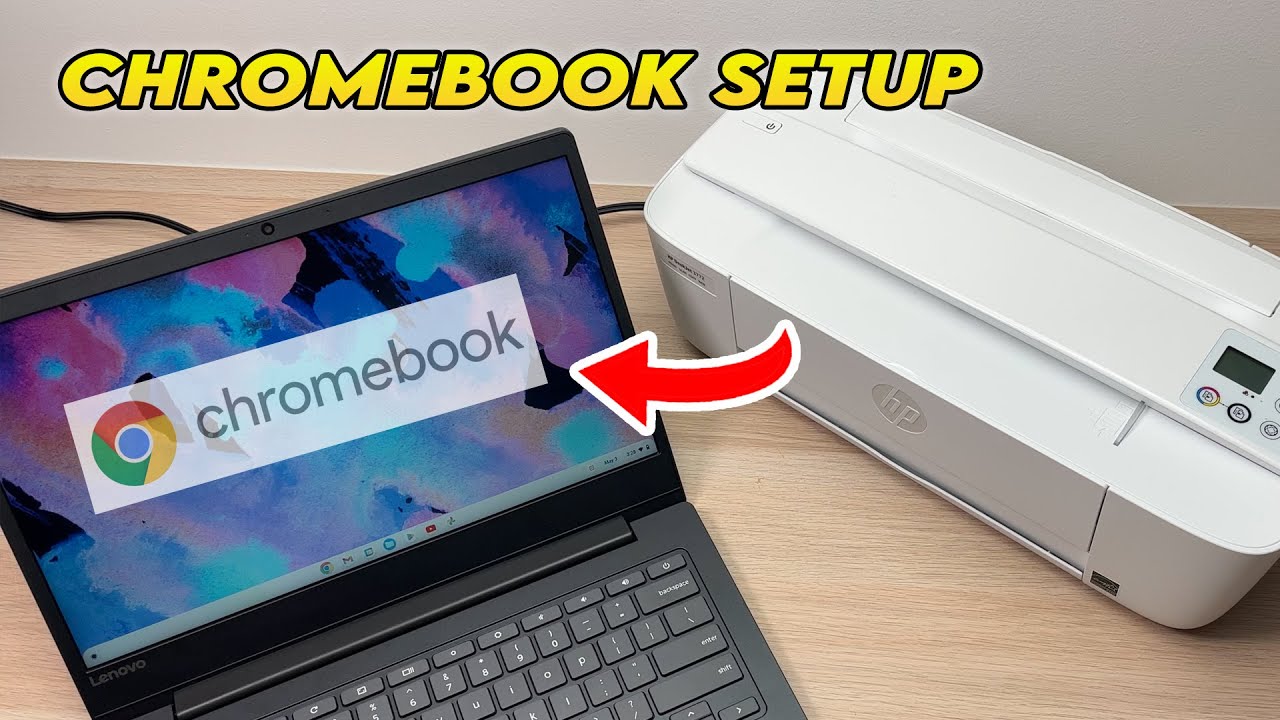 Как настроить Chromebook с принтером HP Deskjet серии 3700