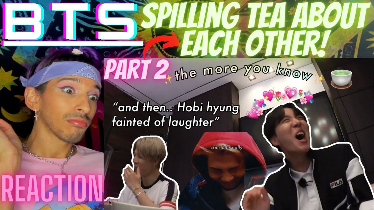 BTS spilling TEA ABOUT EACH OTHER non-stop PART 2 | REACTION