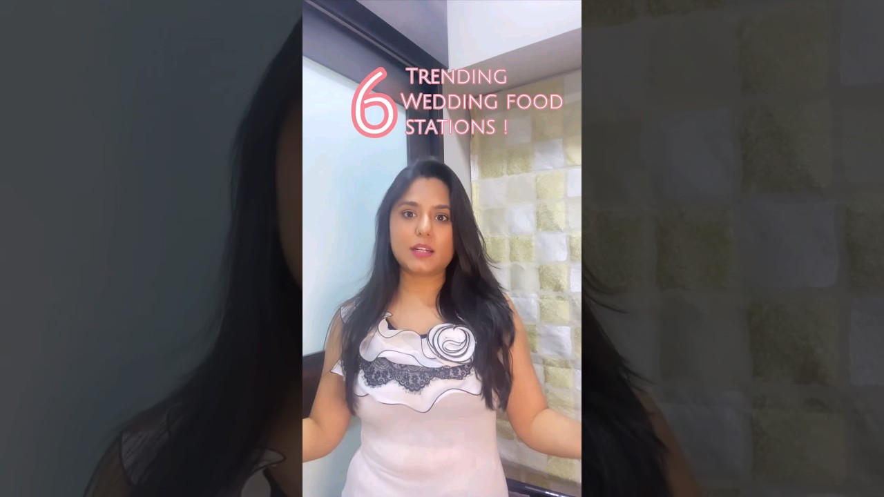 Top trending wedding food station ideas you mustn't miss! ✨