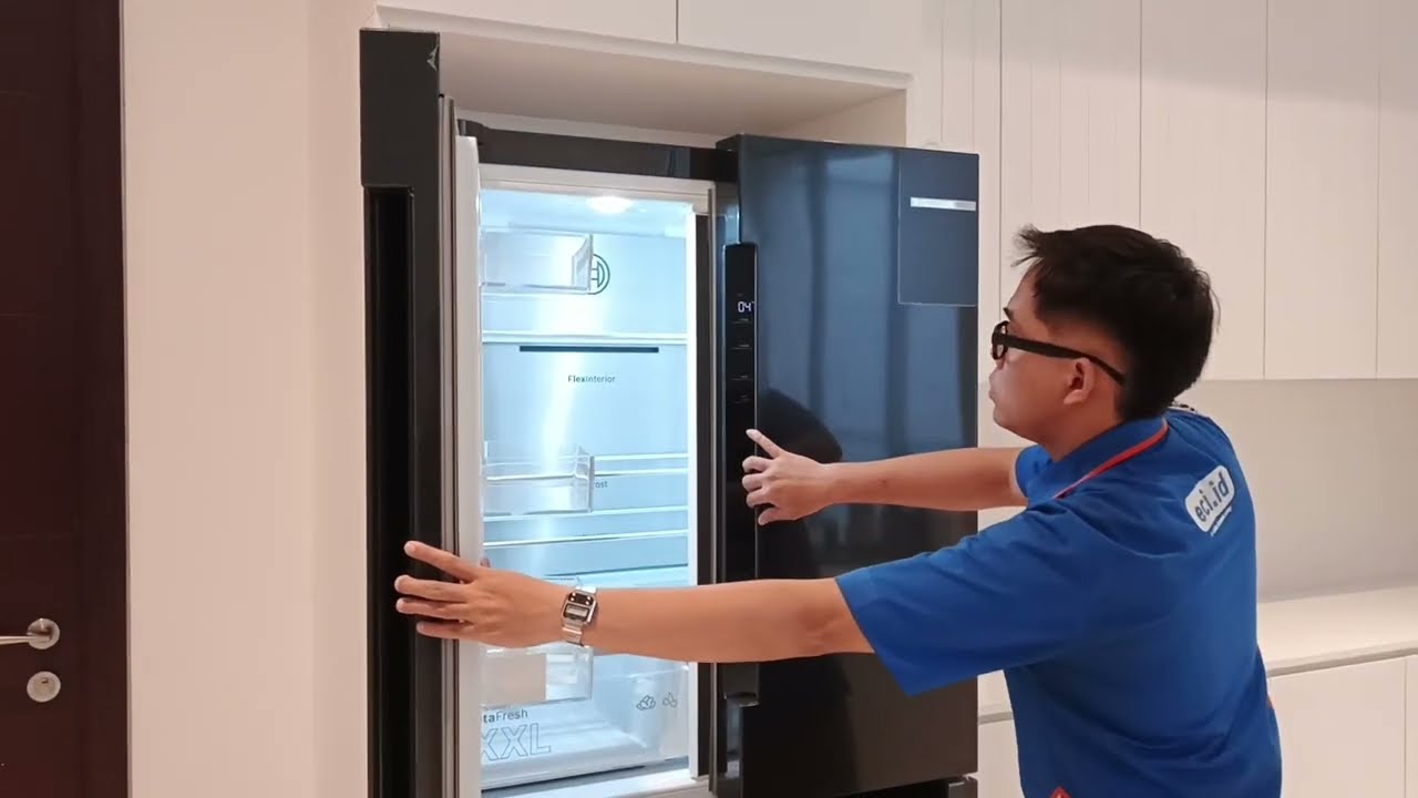 UNBOXING KULKAS 4 PINTU BOSCH KFN96AXEA