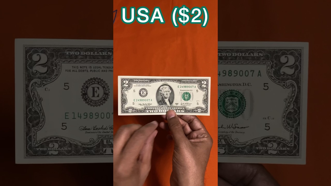 American Dollar ($2) #shorts #youtubeshorts #usa