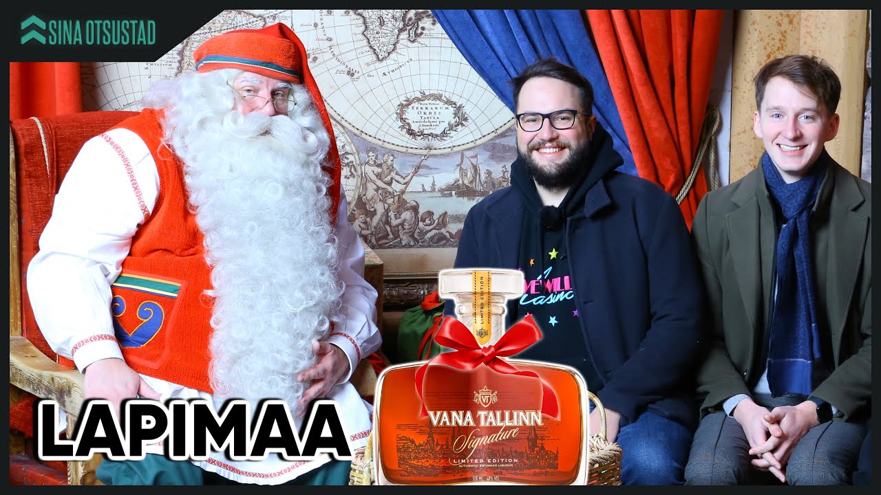 Me viisime JÕULUVANALE kingituse (LAPIMAA)