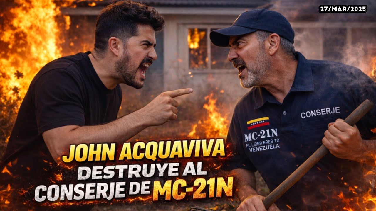 EN VIVO - John Acquaviva DESTROZA al conserje de MC-21N - 27 de marzo 2025