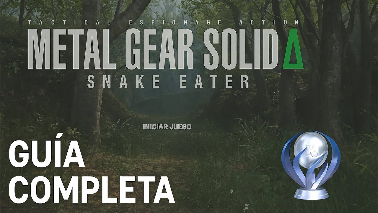 🐍 Guía COMPLETA del PLATINO de Metal Gear Solid Δ: Snake Eater 🏆 | Todo paso a paso