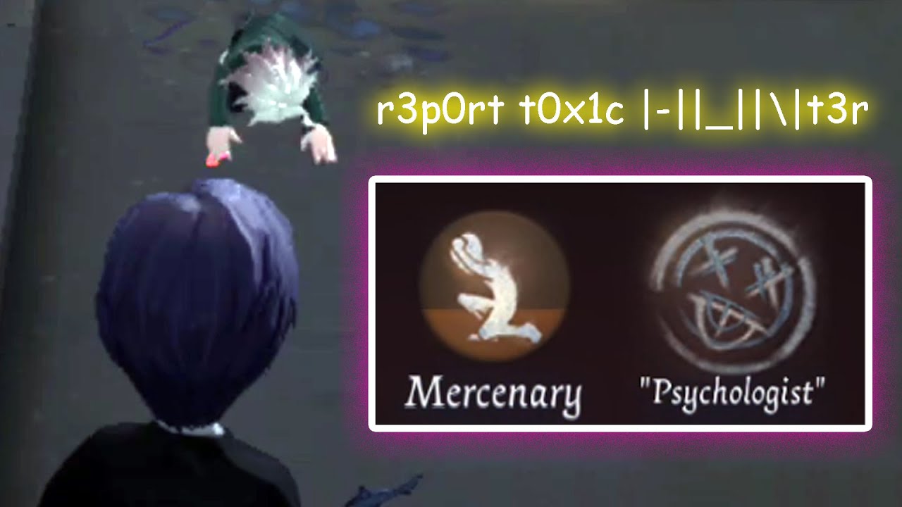 Report Toxic Bleber for Slugging (no pls) | Identity V Wu Chang The Black and White Limited Skin