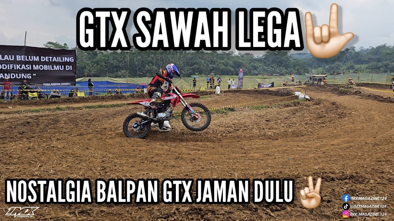 KESERUAN BALAPAN DI SAWAH LEGA!! MENGINGATKAN KITA BALAPAN GTX JAMAN DULU!! SERU ASLI!!