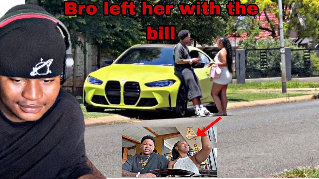 Gold digger prank in 2026?? Ghost left her with the bill‼️