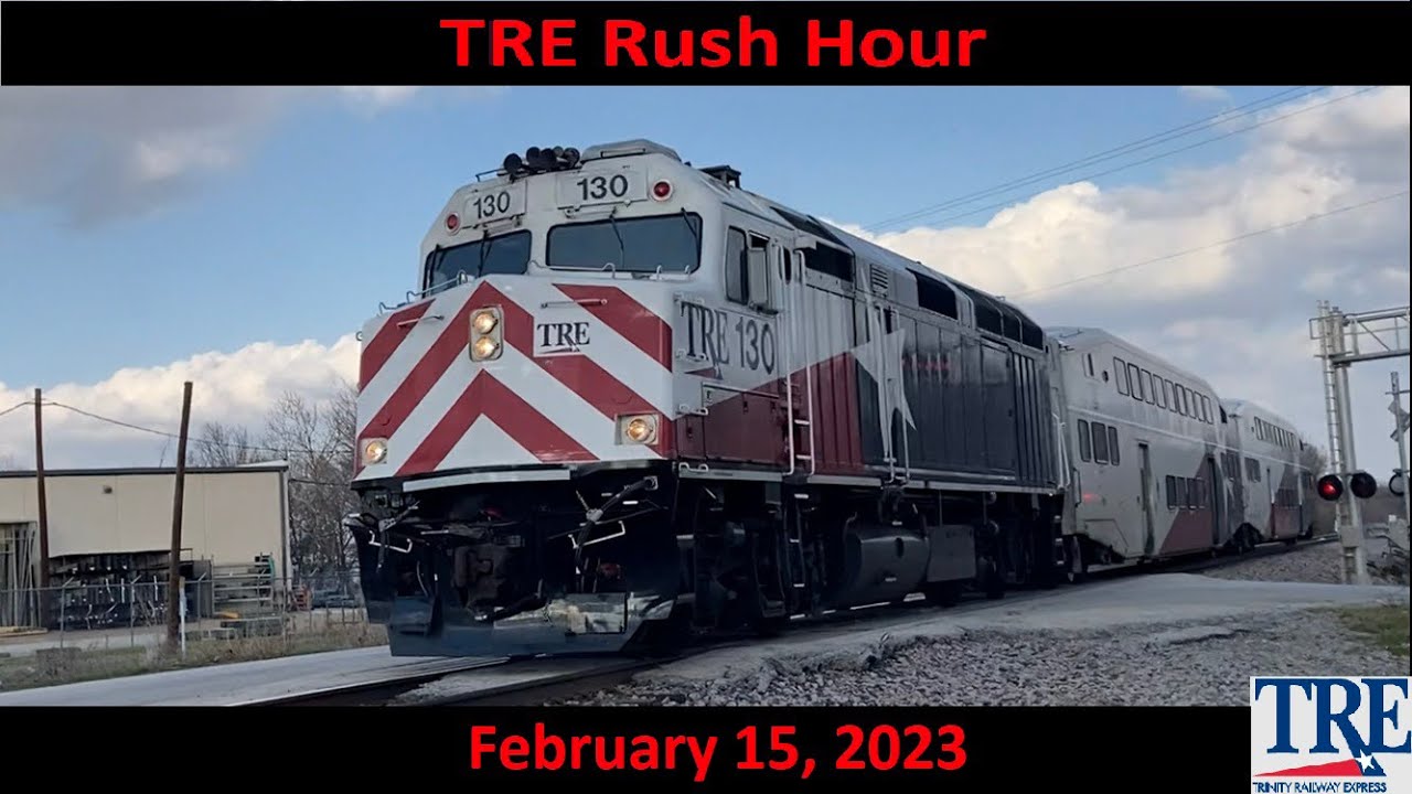 Trinity Railway Express Rush Hour (February 15, 2023)