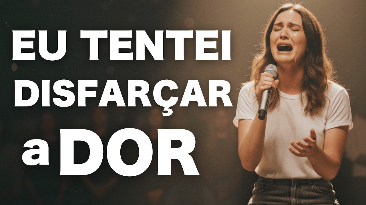 EU TENTEI DISFARÇAR A DOR | Esperança e Força em Meio à Dor – Louvor (Ao Vivo)
