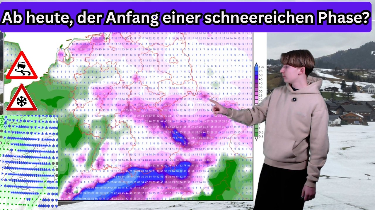 Ab heute, der Anfang einer extrem schneereichen Phase? Modelle bleiben extrem... Wettervorhersage